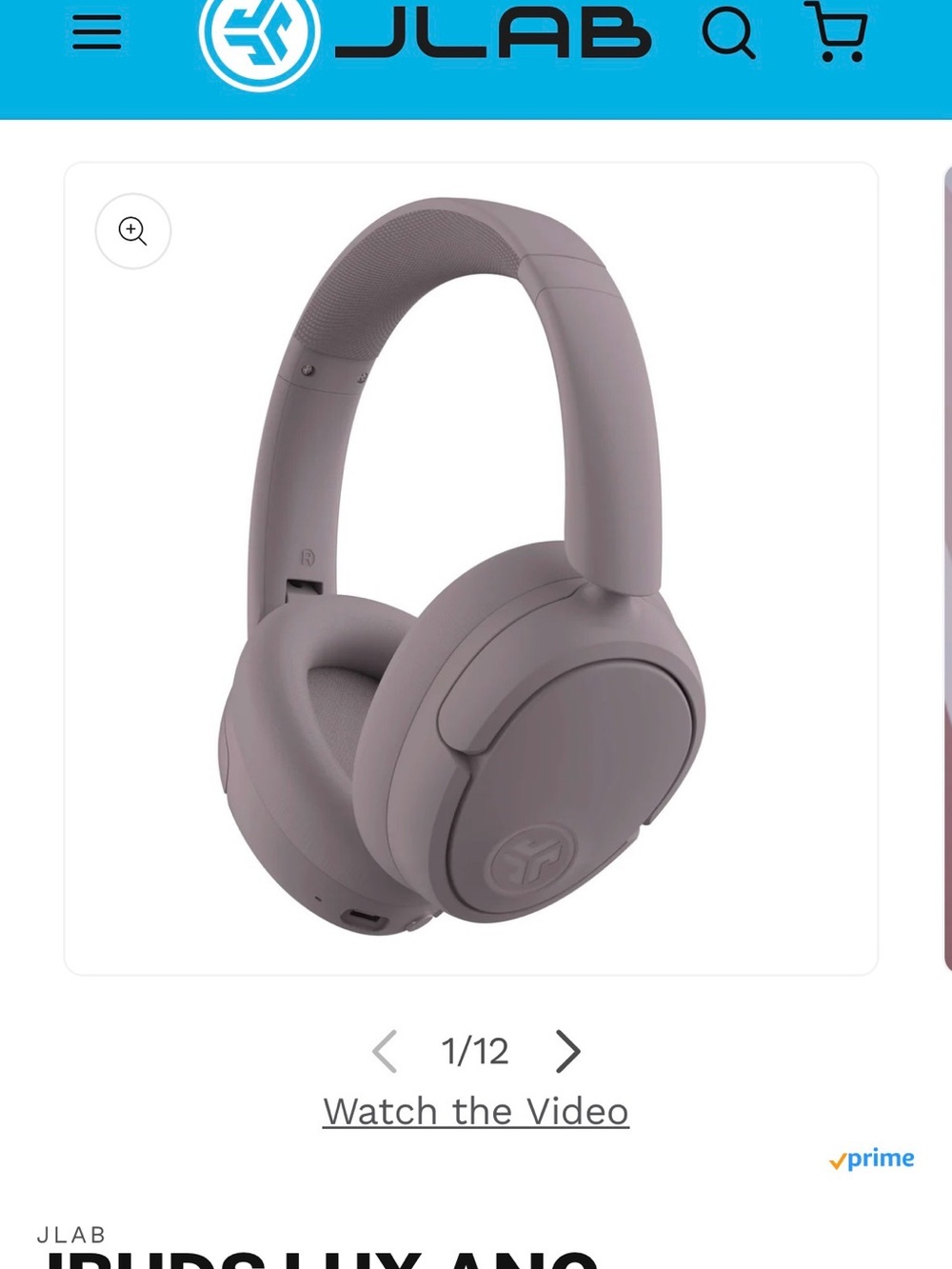 JLab Over-Ear Wireless Headphones — Mauve